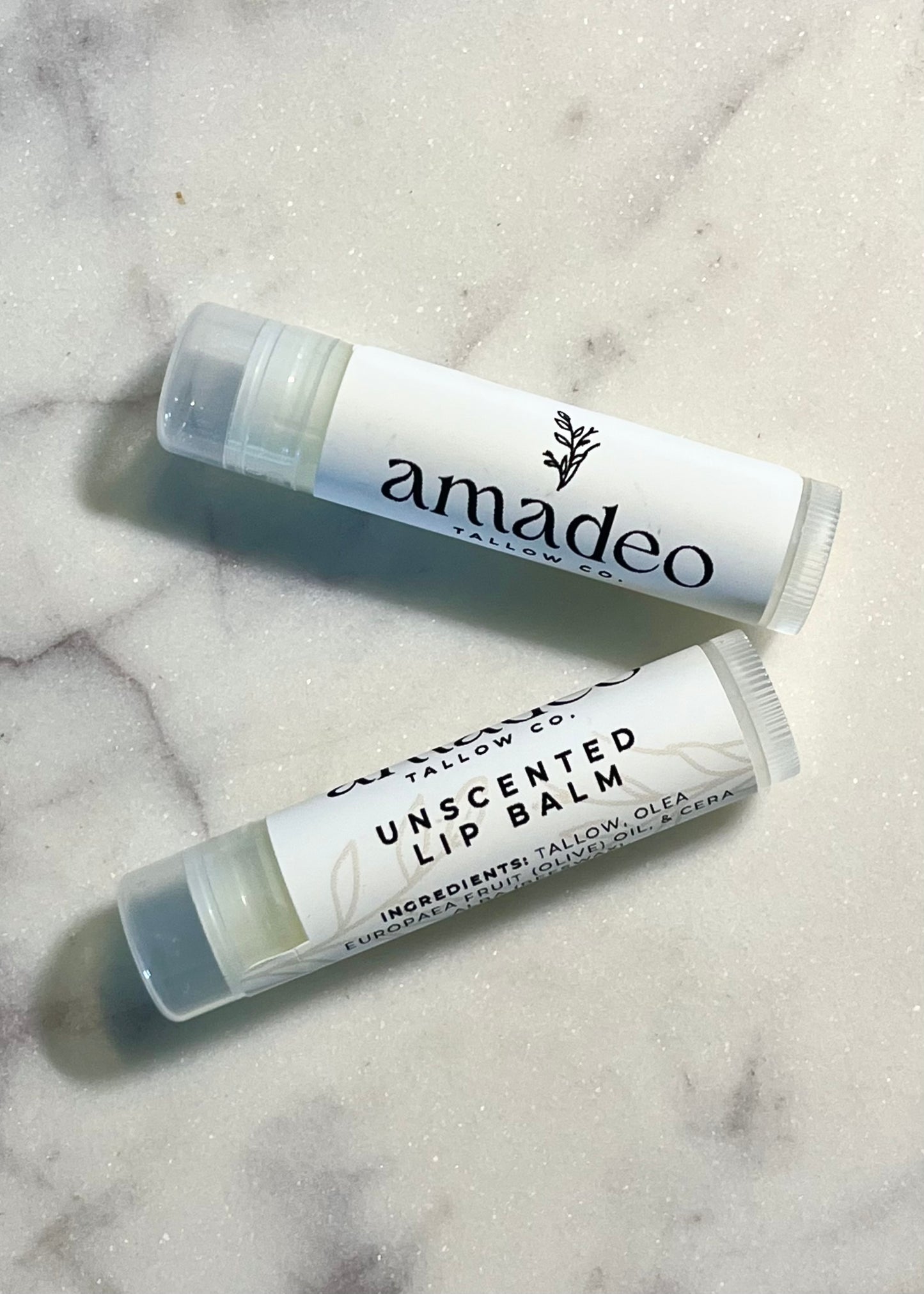 Unscented Tallow Lip Balm