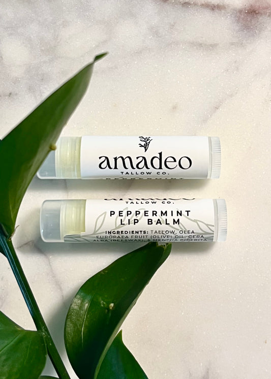 Peppermint Tallow Lip Balm